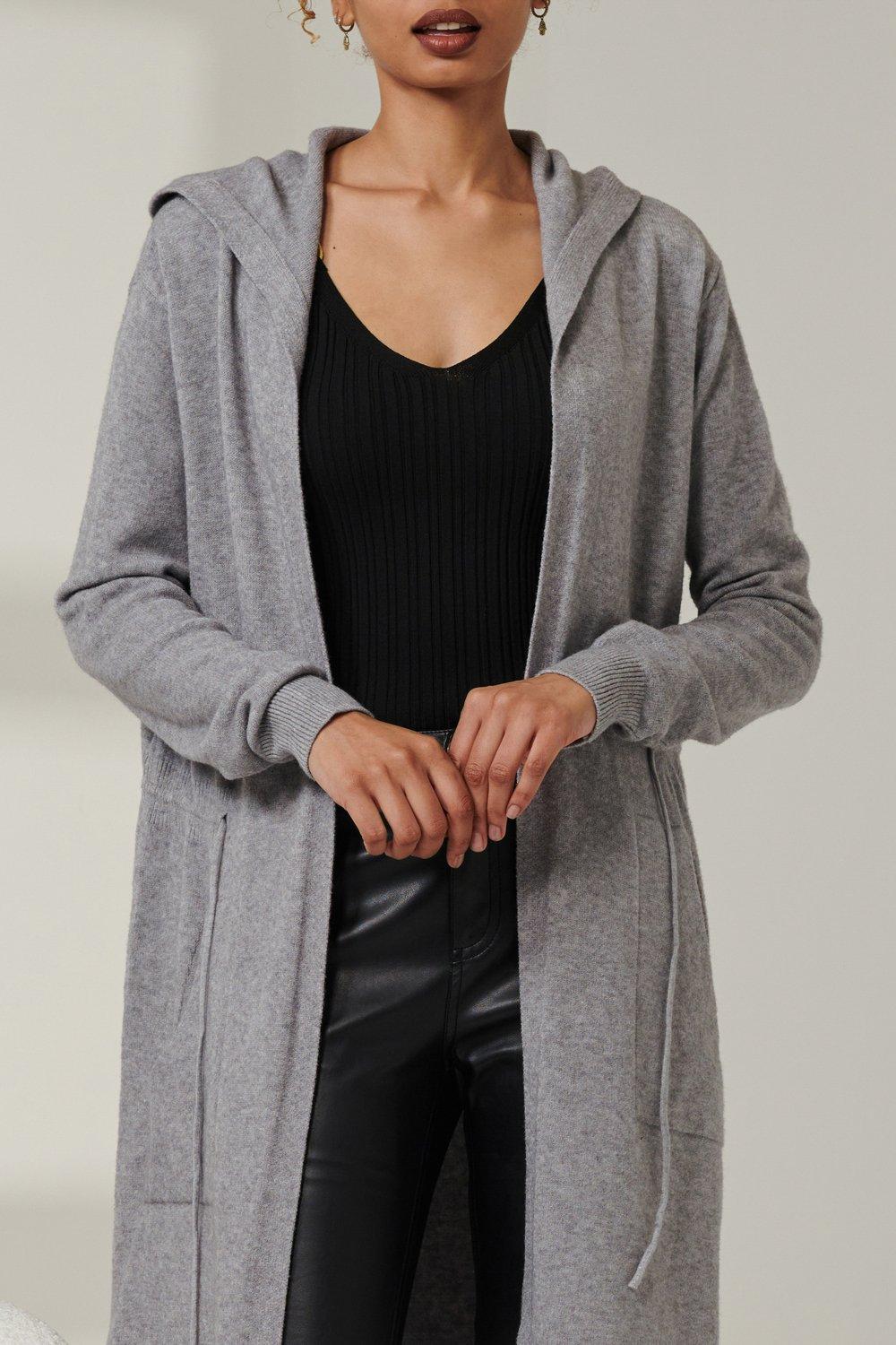 Light gray clearance cardigan outfit